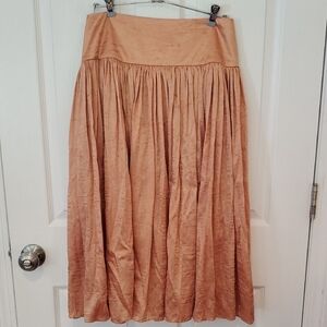 Talbots A-Line Skirt in Soft Brown
